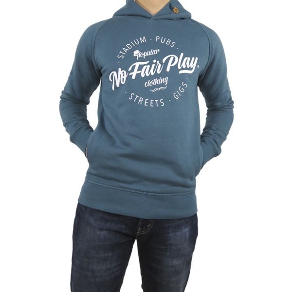 Hooded Sweatshirt - Petrol Blue