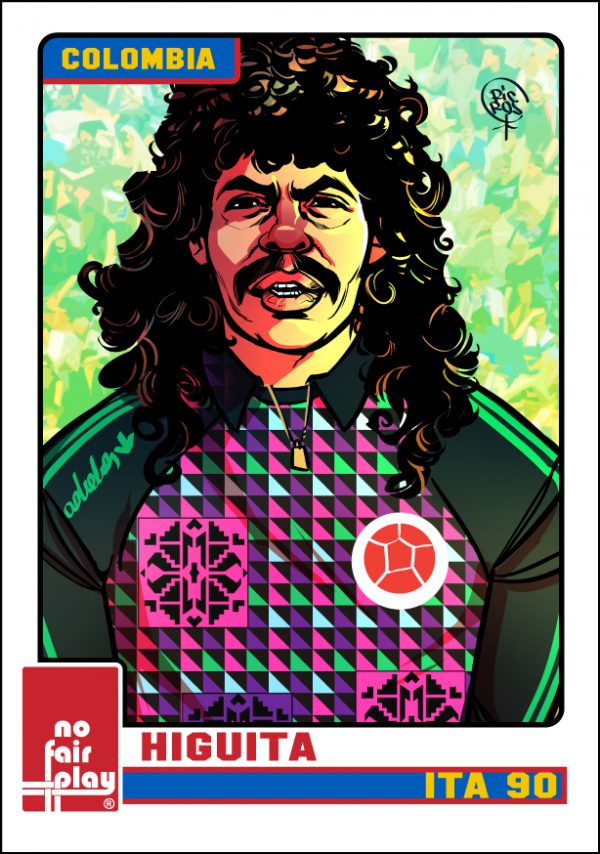 Rene Higuita Figurina Calciatore