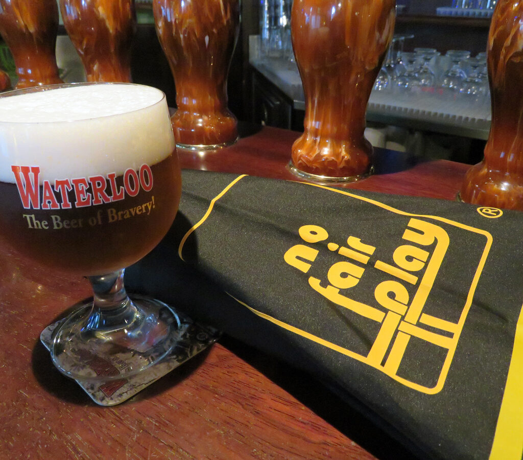 Ombrello No Fair Play e Birra