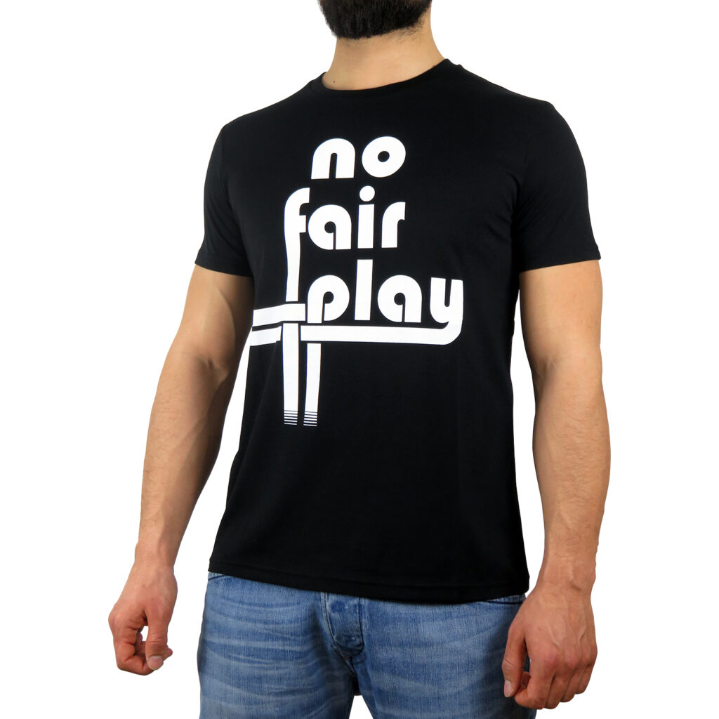no fair play maglietta logo