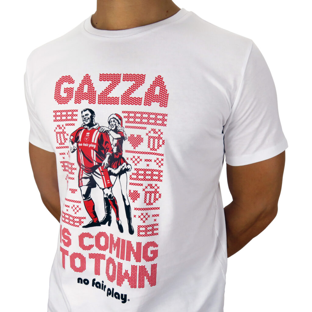 T-Shirt Paul Gascoigne Christmas